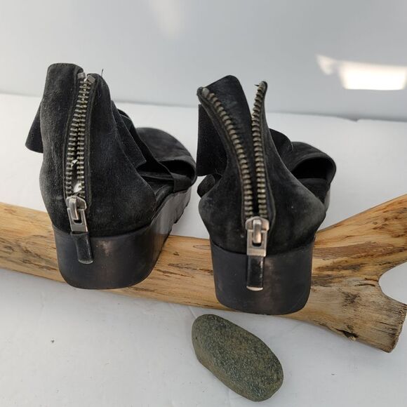 Eileen fisher Carver pebbled nubuck leather shoes - Picture 2 of 9